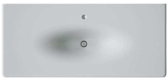 Kohler Iron/Impressions® Ice Grey 49" Enameled Cast Iron Vanity Top with Integrated Oval Sink-1