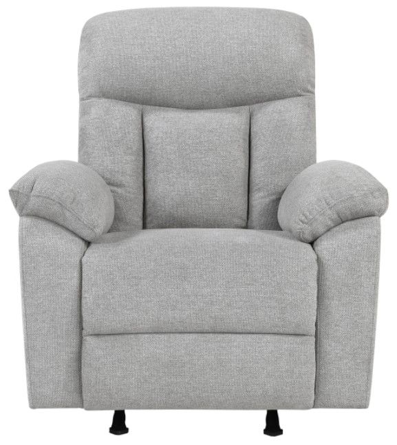 Homelegance® Jules Gray Rocker Manual Recliner-2