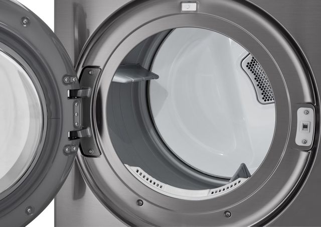 LG 4.5 Cu. Ft. Washer, 7.4 Cu. Ft. Electric Dryer Graphite Steel Front Load Stack Laundry-10