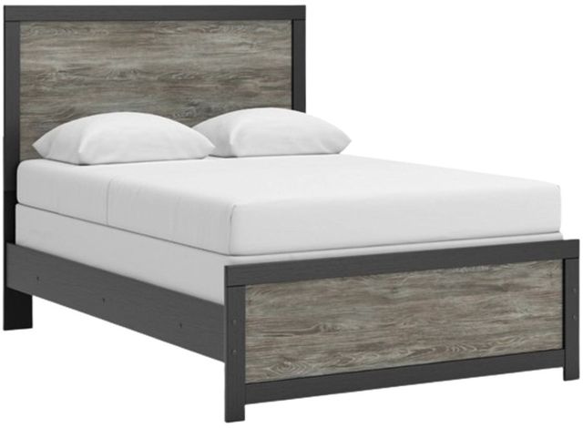 Signature Design by Ashley® Broachmyn Black/Gray Full Panel Bed-0