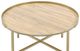 ACME Furniture Mithea Oak Coffee Table with Gold Base-2