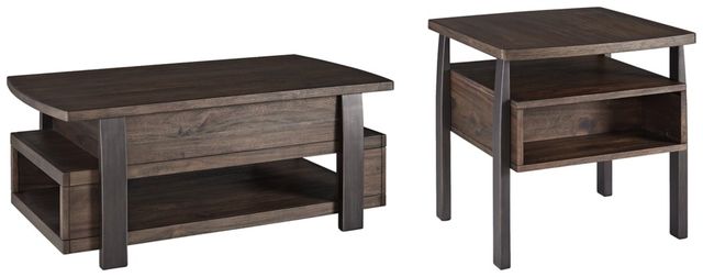 Signature Design by Ashley® Vailbry 2-Piece Brown Living Room Table Set-0
