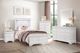Homelegance® Lana White Twin Panel Bed with LED-1