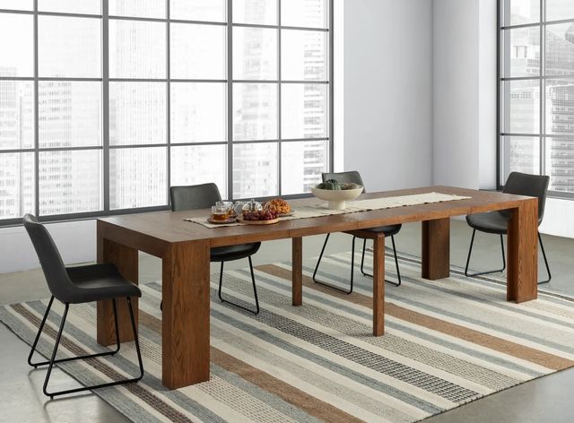 Transformer Table Transformer American Walnut Extendable Dining Table-4
