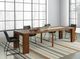 Transformer Table Transformer American Walnut Extendable Dining Table-4