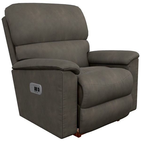 La-Z-Boy® Brooks Slate Power Rocking Recliner with Headrest-0