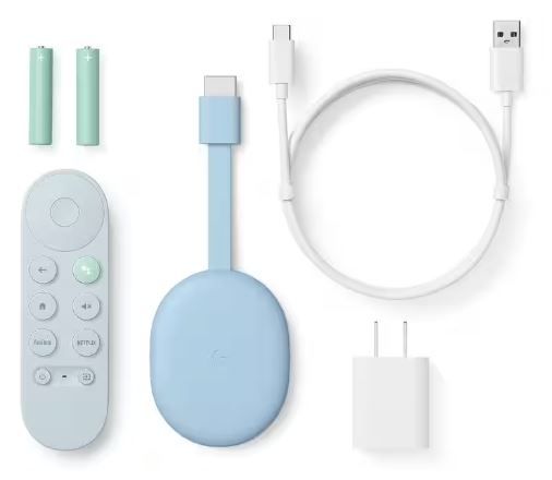 新品 Chromecast with Google TV 4K 色(Sky) Google Chromecast with Google TV (4K) (Sky) | eBay