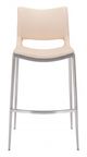 Zuo® Ace Light Pink and Silver Set of 2 Bar Chairs-1