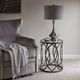 Olliix by Madison Park Tempered Glass Accent Table with Black Base-3