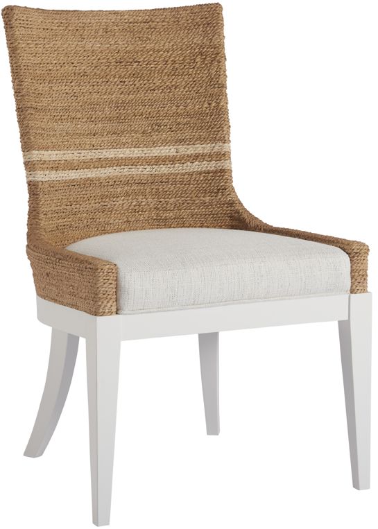 Universal Explore Home™ Escape-Coastal Living Home Siesta Key Brown/Dover Natural/Sailcloth Dining Chair-0