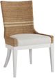 Universal Explore Home™ Escape-Coastal Living Home Siesta Key Brown/Dover Natural/Sailcloth Dining Chair-0