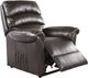 Primo™ International Gotham Fresna Bonded Leather Dark Brown Power Lift Recliner-3