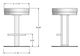 Amisco Customizable Glint Swivel Counter Stool-1