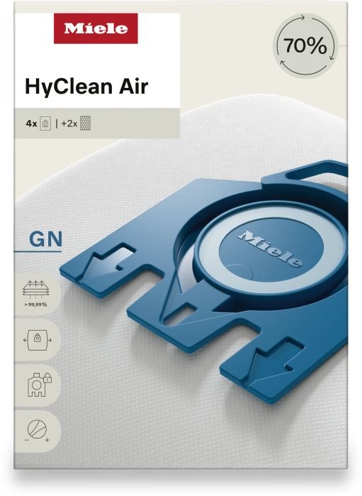 Miele Vacuum GN HyClean Air 4-Pack Vacuum Bags-0