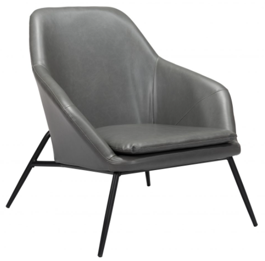 Zuo® Modern Manuel Gray Accent Chair-1