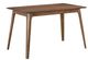 New Classic® Home Furnishings Oscar Walnut Counter Height Table-0