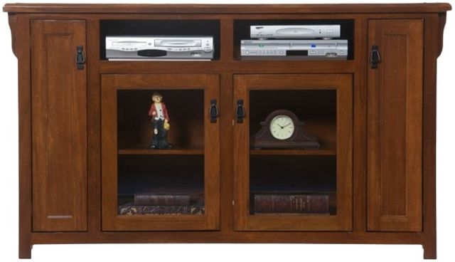 American Heartland Manufacturing Poplar 66" Tall TV Stand-0