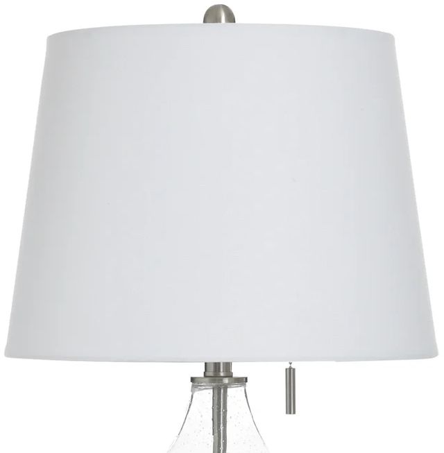 Stylecraft Brushed Steel/Glass Table Lamp-4