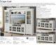Parker House® Cape Cod Vintage White 76" TV Console-4