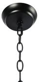 YHD Rustic Black 4-Light Chandelier-3