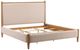 Dovetail Furniture Nexis Cream/Natural King Upholstered Panel Bed-3