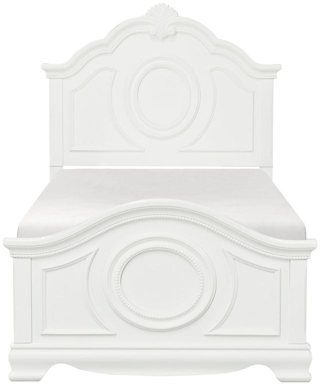 Homelegance® Lucida White Full Panel Bed-2