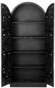 Crestview Collection Sable Black Stain Tall Accent Cabinet-3