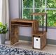 ACME Furniture Lyphre Black/Weathered Oak Computer Desk-4
