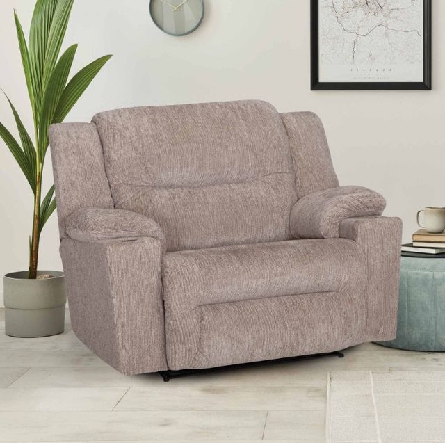 Franklin™ York Parker Stone Fabric Power Wall Proximity Recliner with Wand Control, Cupholder, Massage, Heat and USB A Charger-3