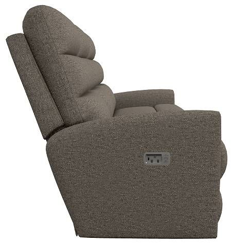 La-Z-Boy® Liam Mocha Power Wall Reclining Sofa with Headrest-2