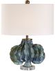 Uttermost® Ruffle Up Blue Green Table Lamp-0