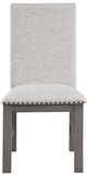 Homelegance® Gresham Gray Side Chair-2