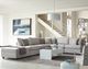 Coaster® Cambria Grey Square Storage Ottoman-4