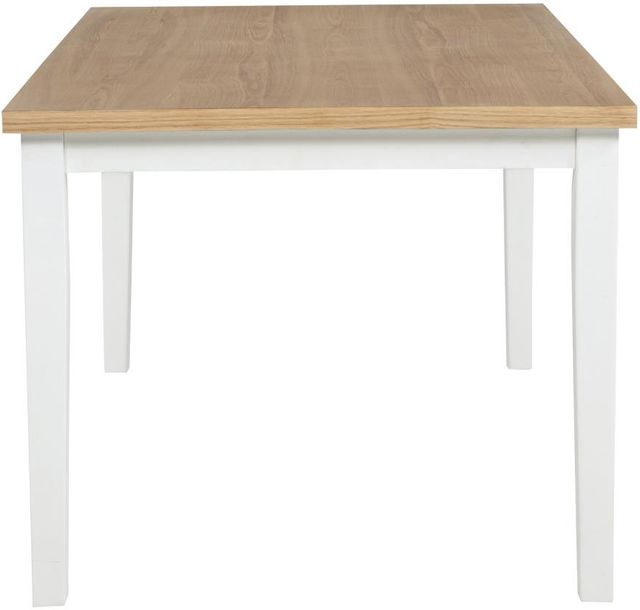 Coaster® Andrews Light Ash/White Rectangular Dining Table-2