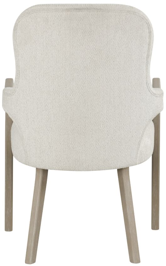 New Classic® Home Furnishings Gwendolyn Cerused Taupe Dining Arm Chair-4