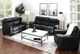 HTL International Black Power Reclining Sofa-0