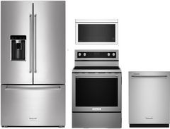 KitchenAid® 4 Piece Stainless Steel Kitchen Package