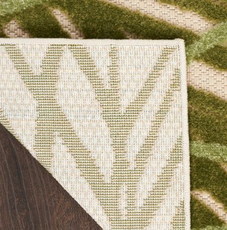 Nourison Home™ Aloha Ivory Green 5'x8' Style 4 Area Rug-2