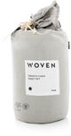Malouf® Woven French Linen Smoke Split California King Sheet Set-3