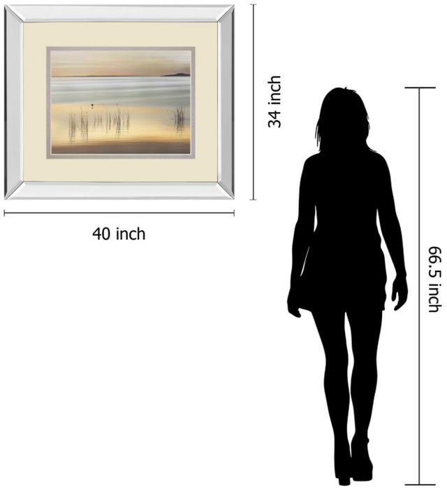 Classy Living Marvin Pelkey Golden Mirror Framed Wall Art-2