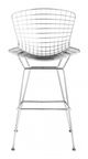 Zuo® Wire Chrome Set of 2 Bar Chairs-2