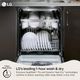 LG 24" PrintProof™ Stainless Steel FlushFit™ Top Control Built-In Dishwasher with QuadWash® Pro, TrueSteam® and Dynamic Heat Dry™-2