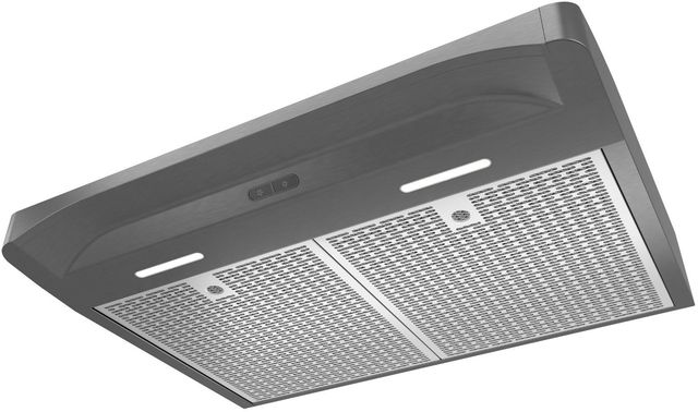 Broan® Elite Alta™ 2 Series 36" Black Stainless Steel Convertible Under Cabinet Range Hood-3