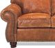 Campio Furniture Legacy Leather Nogalas Orange Sofa-1