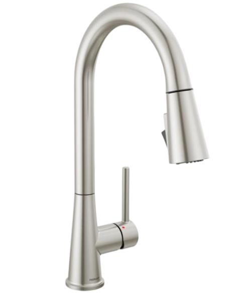 Peerless Precept® Stainless Single Handle Pull-Down Lever Kitchen Faucet-0