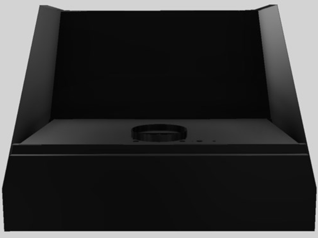 Vent-A-Hood® Designer Series 42" Black Wall Mounted Range Hood-1