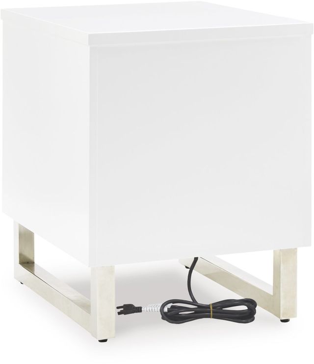 Signature Design by Ashley® Gardoni Black/White Chairside End Table-2