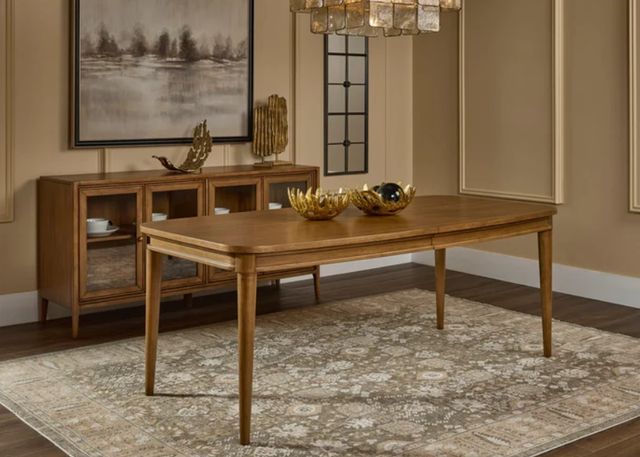 Modus Furniture Carlisle Toffee Crunch Extendable Dining Table-1