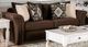 Furniture of America® Belsize Chocolate Sofa-0