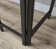 Sauder® North Avenue® White Modern Drop Leaf Dining Table with Gunmetal Legs -2